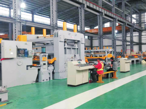 KJH25中板低速數控精密開卷整平橫切生產線